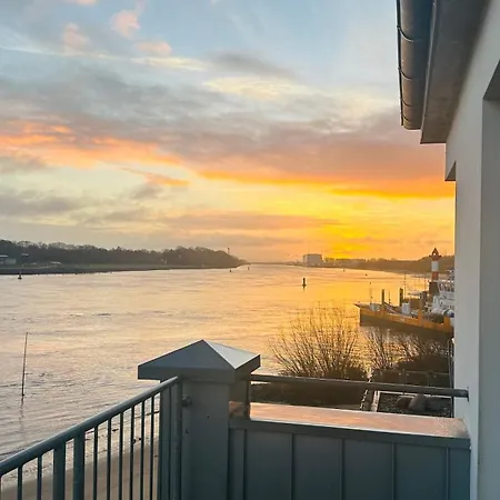 Gaestehaus Weserblick Am Weser-sandstrand