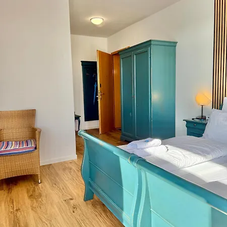 Rum i privatbostad Gaestehaus Weserblick Am Weser-sandstrand