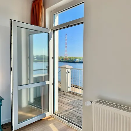 Gaestehaus Weserblick Am Weser-sandstrand Rum i privatbostad *