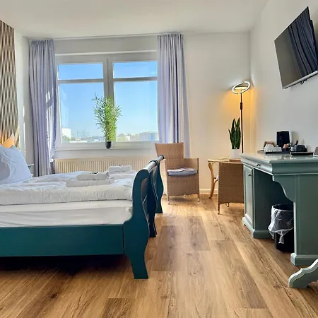 Rum i privatbostad Gaestehaus Weserblick Am Weser-sandstrand