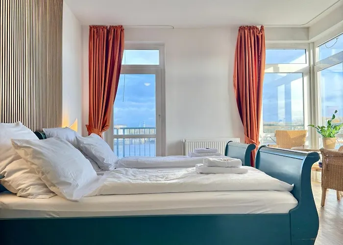 Rum i privatbostad Gaestehaus Weserblick Am Weser-sandstrand Berne
