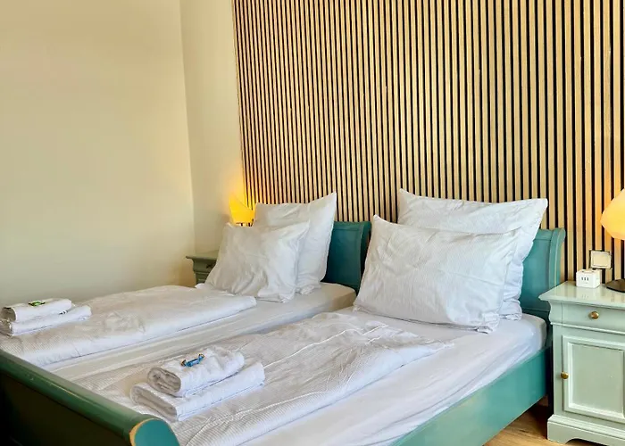 Rum i privatbostad Gaestehaus Weserblick Am Weser-sandstrand